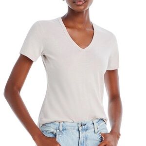 Cotton Citizen Cream V-Neck Top, Small, NWT